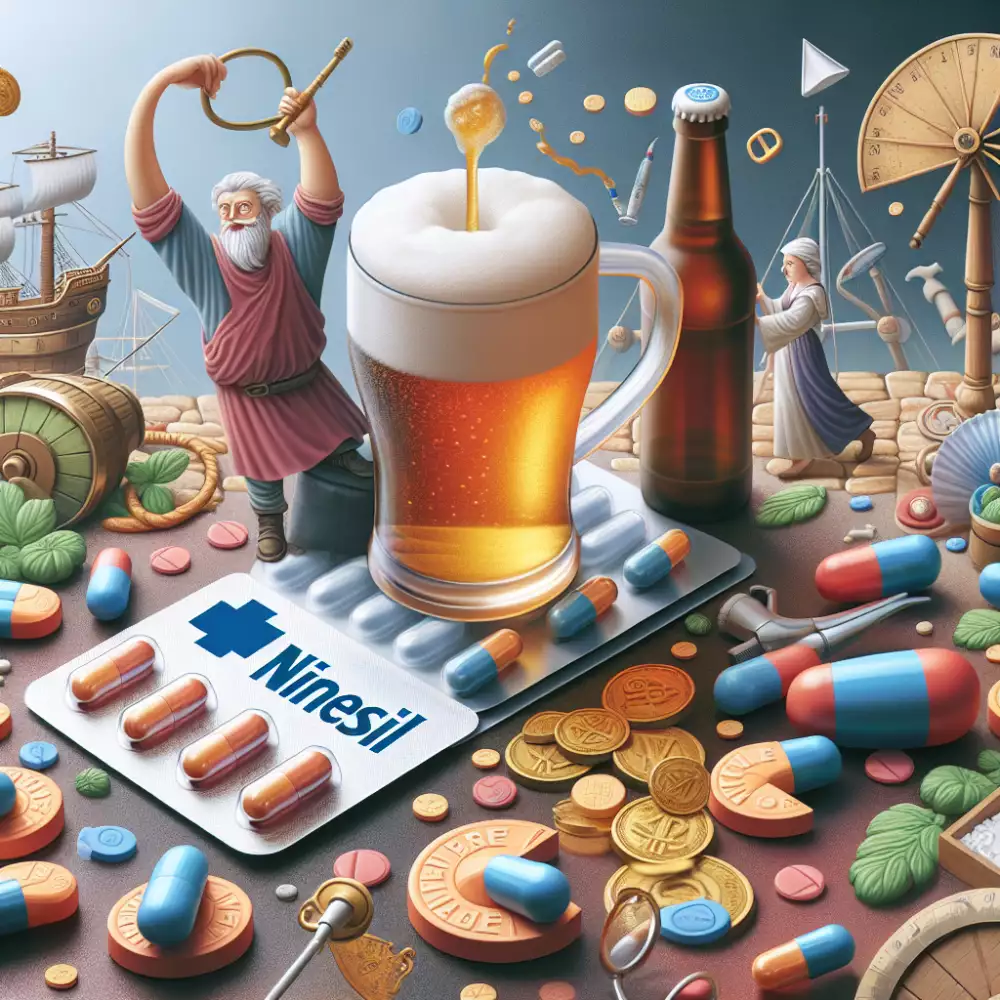 nimesil a pivo