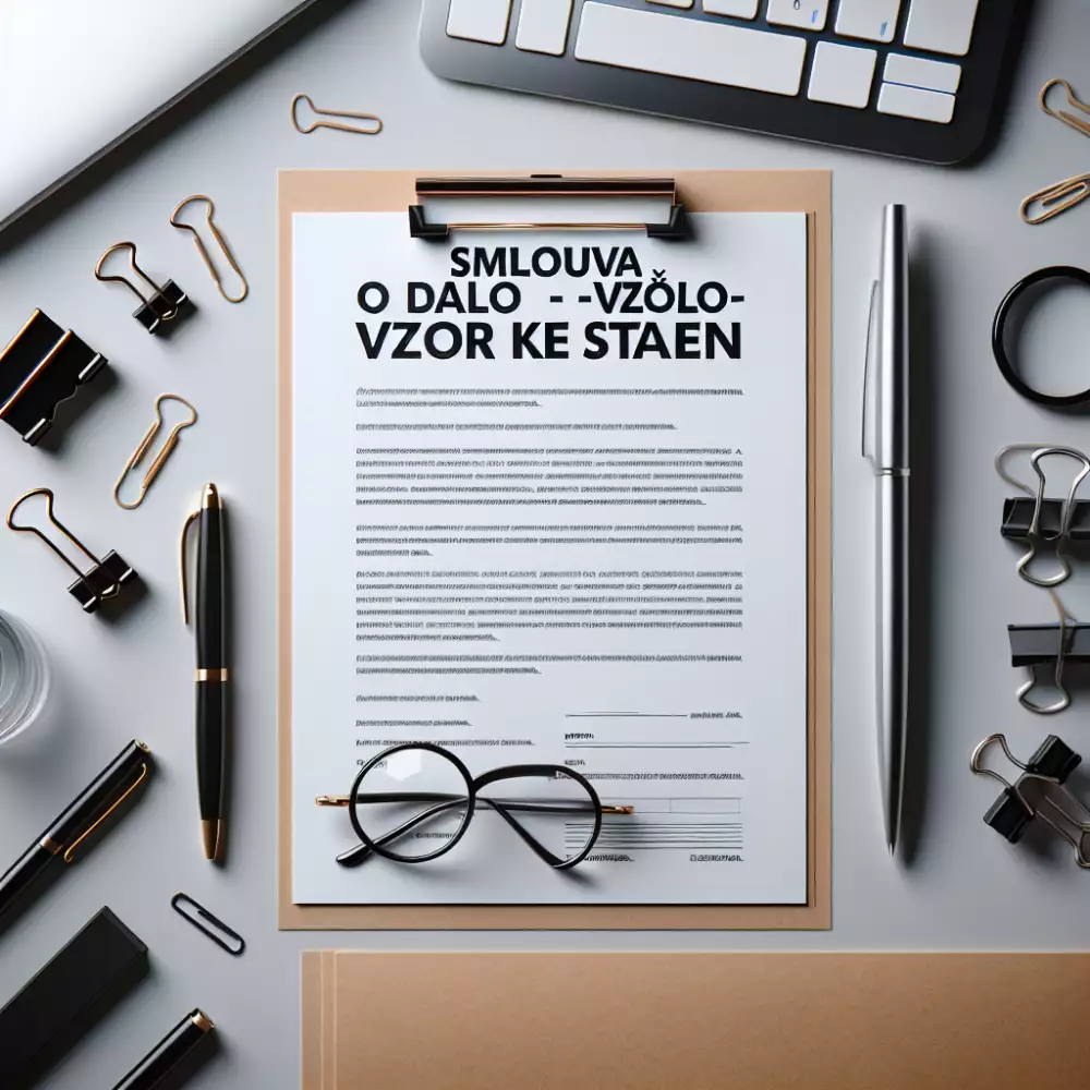 smlouva o dílo - vzor ke stažení