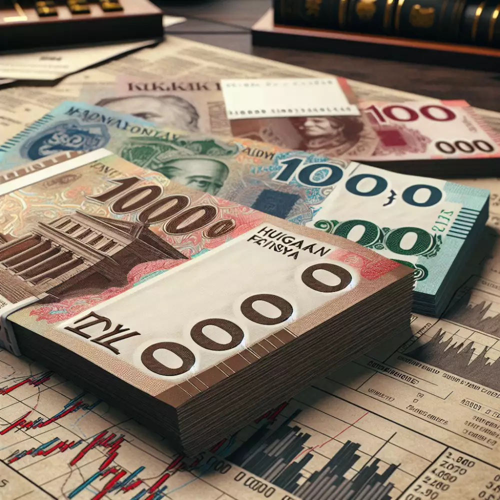 10000 forint to czk