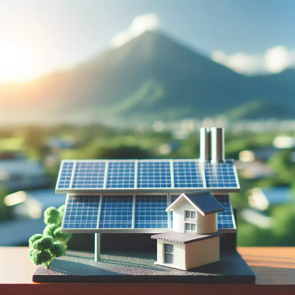 mini solární elektrárna na balkon